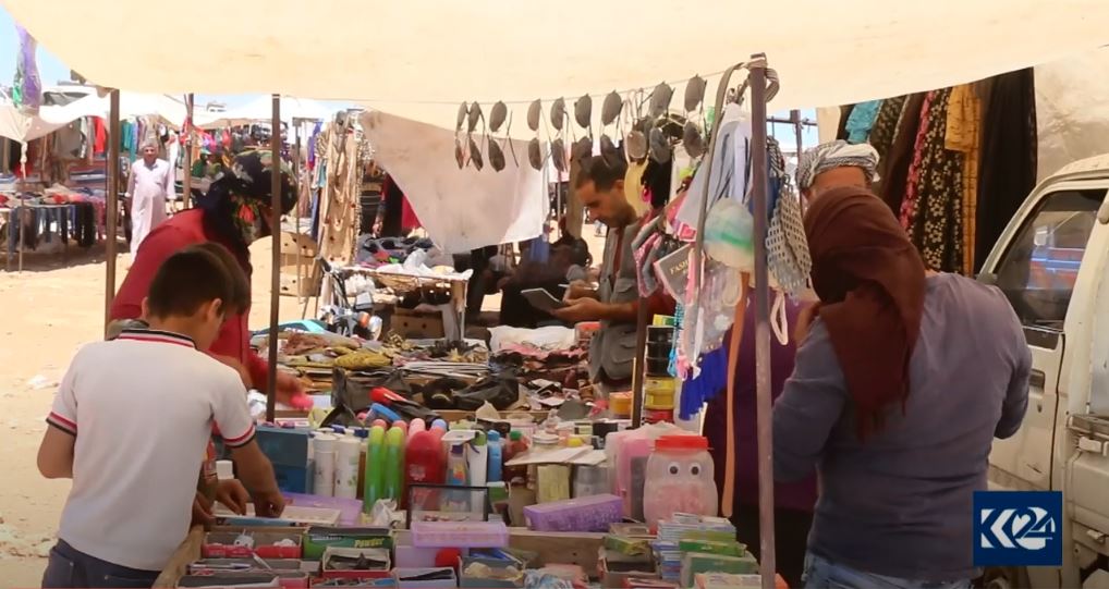 Li Kobanê bazarên demkî ji bo çend demjımêran tên vekirin